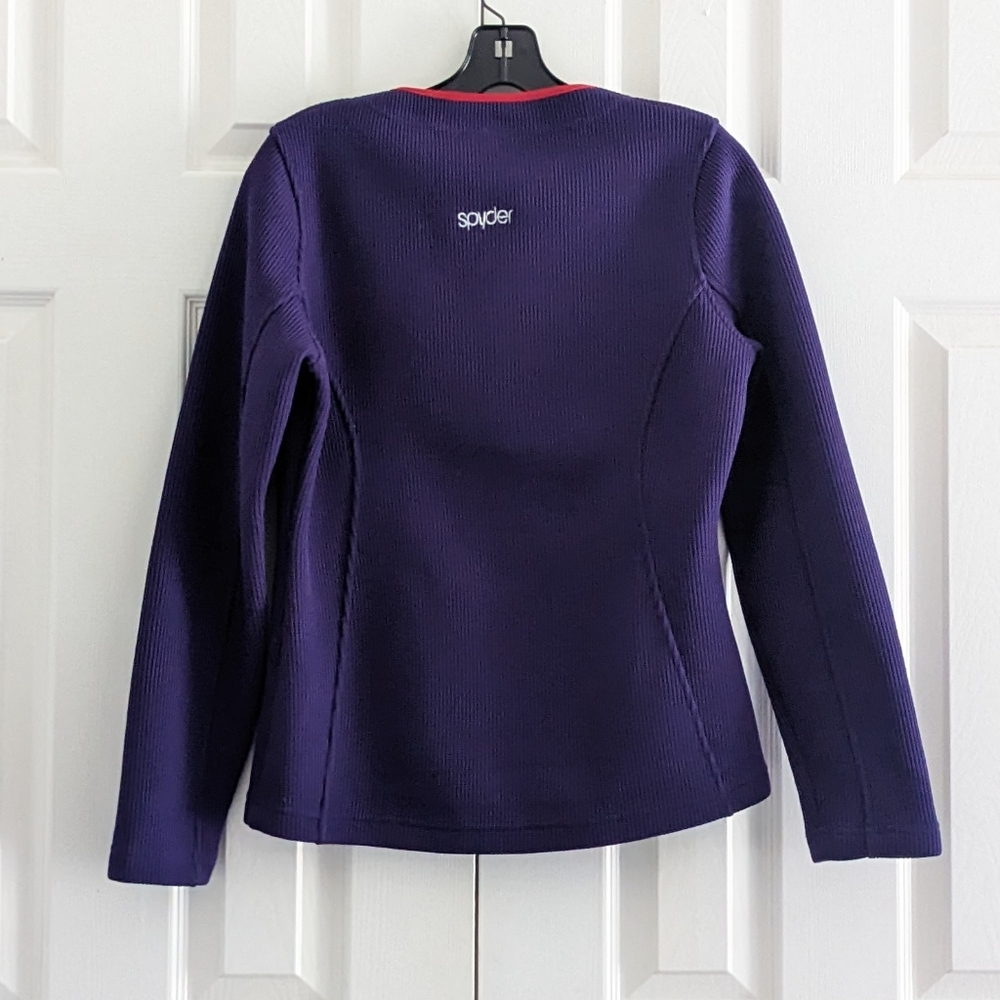 SPYDER Core Sweater Ribbed Snap Button Cardigan Jacket - Picture 2 of 5